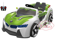 Детский электромобиль TjaGo BMW-Sport 718FLнадув green