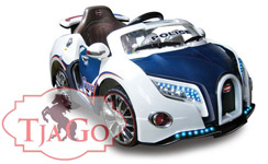 Детский электромобиль TjaGo Bugatti 118SX blue