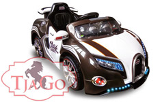 Детский электромобиль TjaGo Bugatti 118SX brown