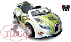 Детский электромобиль TjaGo Bugatti 118SX green