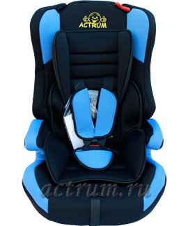 Детское автокресло ACTRUM DL-513 Black Blue (черный синий)