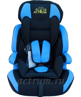 Детское автокресло ACTRUM DL-515 BLACK BLUE (черный синий)